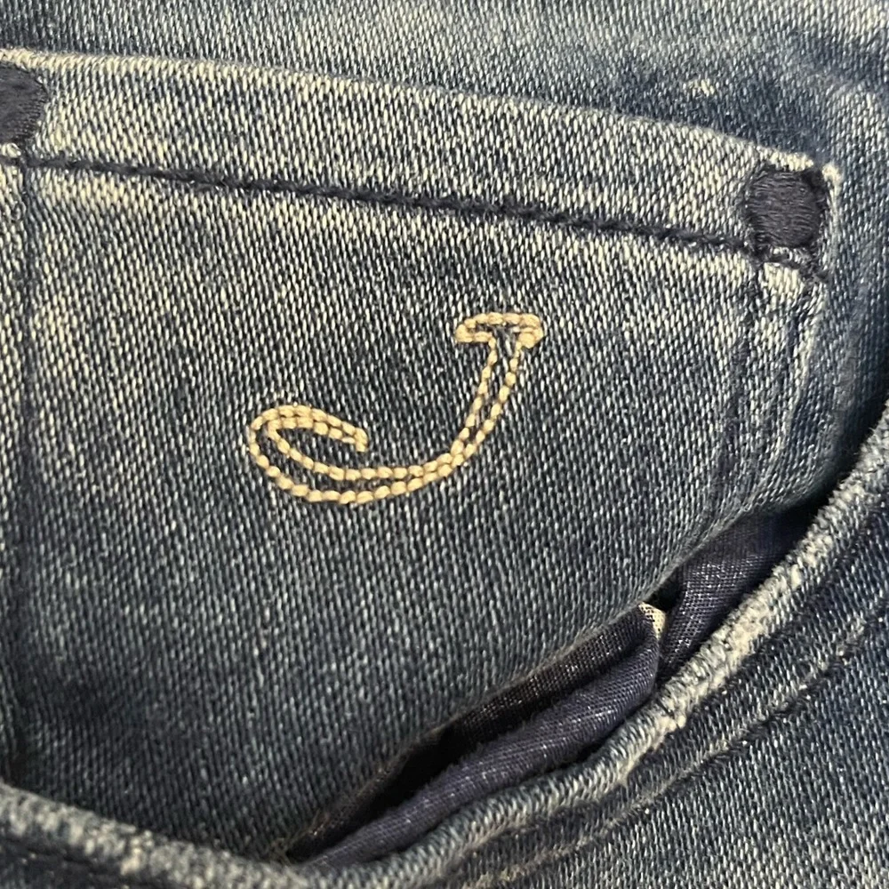 Jacob Cohen Women's Dark Blue Skinny Jeans with Striped Tie Belt - Picture 5 of 16